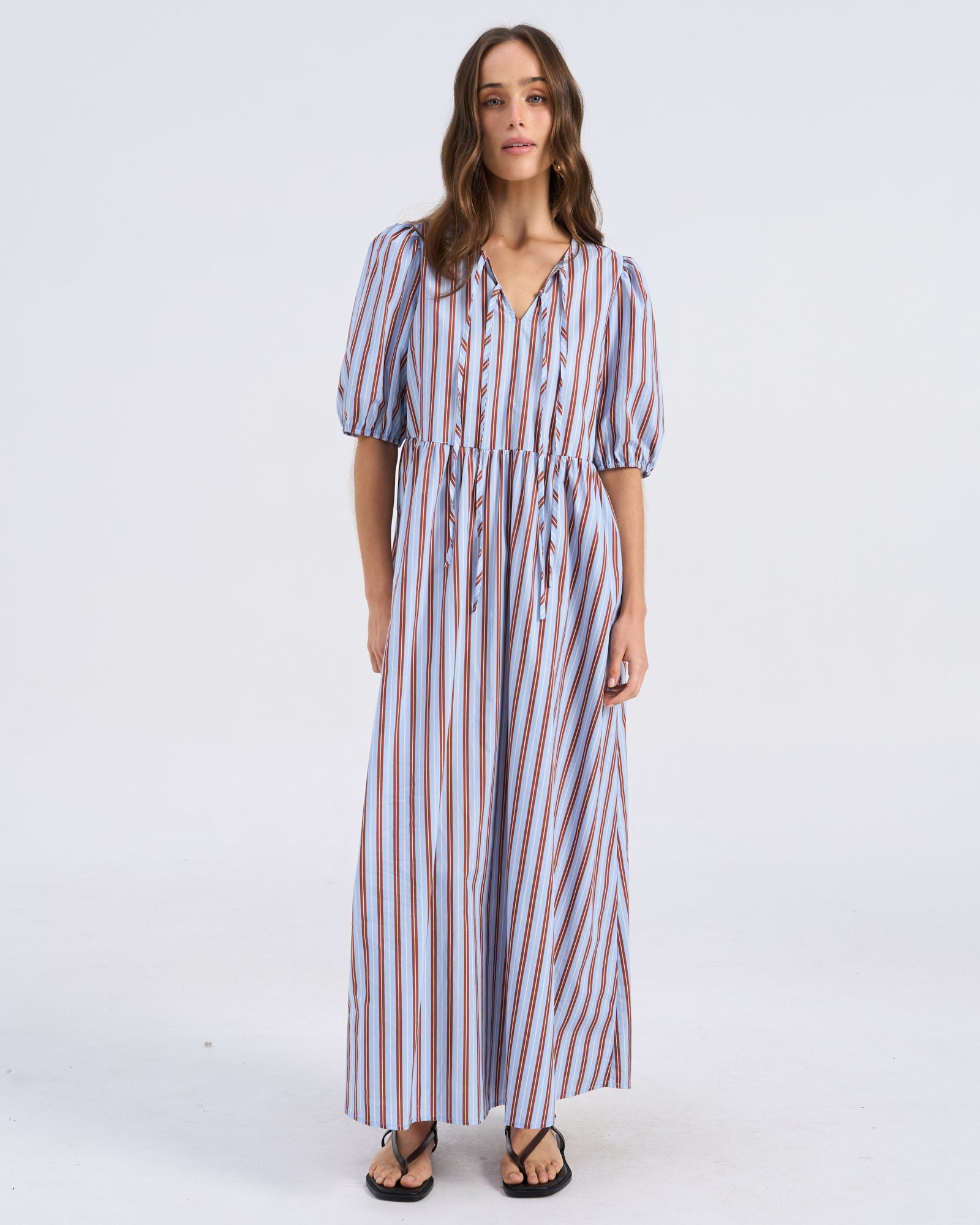 VMISLA STRIPED MAXI DRESS